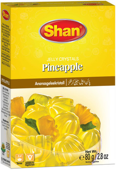 Shan Pineapple Jelly Crystals, 80 Grams
