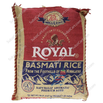 Royal Basmati Rice, (10 LB, 20 LB)