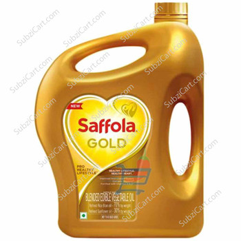 Saffola Gold Refined  Oil, 5 Lit