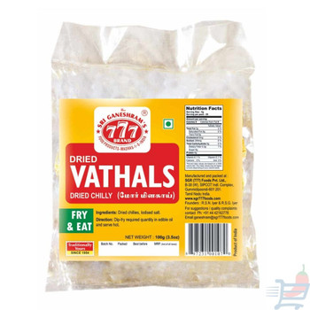 777 Dried Vathals Dried Chilly, 100 Grams