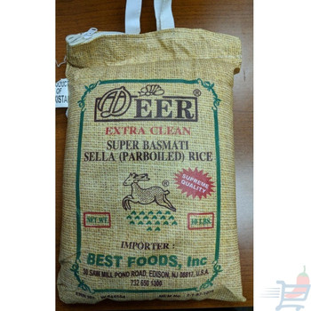 Deer Extra Clean Sella Parboiled Basmati Rice, 10 Lb