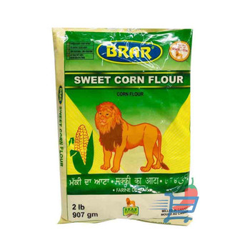 Brar Sweet Corn Flour, (2 Lb, 4 Lb)