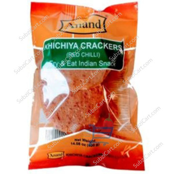 Anand Khichiya Crackers Red Chilli, 400 Grams