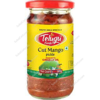 Telugu Cut Mango Pickle, 300 Grams