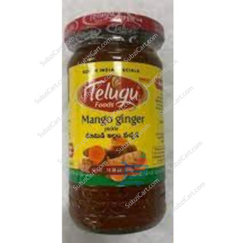 Telugu Mango Ginger Pickle, 300 Grams