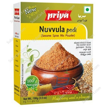 Priya (Nuvvula Podi) Sesame Powder, 100 Grams