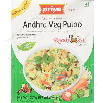 Priya Andhra Veg Pulao, 275 Grams
