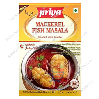Priya Mackerel Fish Masala, 50 Grams