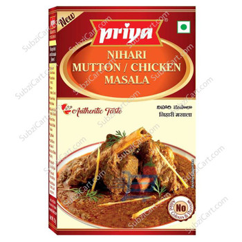 Priya Nihari Mutton / Chiken Masala, 50 Grams