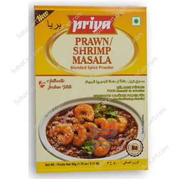 Priya Prawn Shrimp Masala, 50 Grams