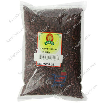 Laxmi Dark Red Kidney Beans, (2 Lb, 4 Lb)