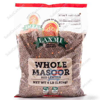 Laxmi Whole Masoor, 4 Lb