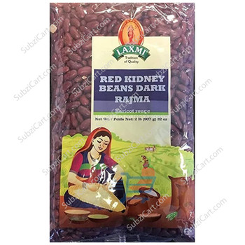 Laxmi Red Kidney Beans Dark Rajma, 2  Lb