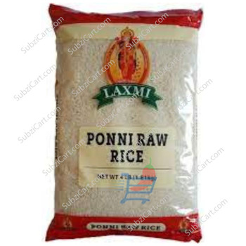 Laxmi Ponni Raw Rice, 4 Lb
