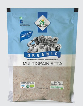 24 Mantra Organic Gluten Free Multi Grain Atta, 2.2 Lb