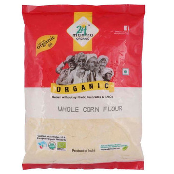 24 Mantra Organic Whole Corn Flour, 2 Lb