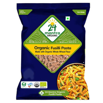 24 Mantra Organic Fusilli Pasta, 400 Grams