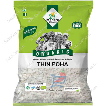 24 Mantra Organic Thin Poha, 2 LB