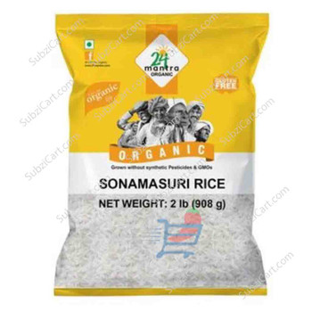 24 Mantra Organic Sona Masuri Rice, 2 LB