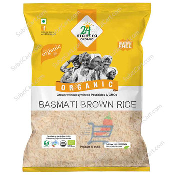 24 Mantra Organic Brown Basmati Rice, 2 Lb