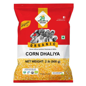 24 Mantra Organic Corn Dhaliya, 2 LB