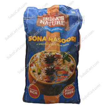India's Nature Sona Masoori Rice, 20 Lb