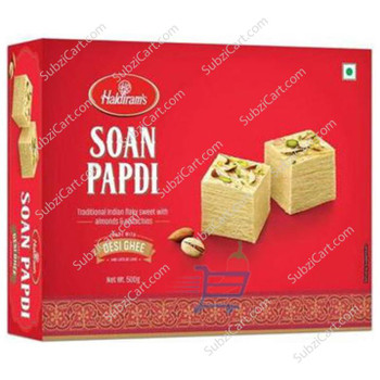 Haldiram's Soan Papdi Desi Ghee, 500 Grams