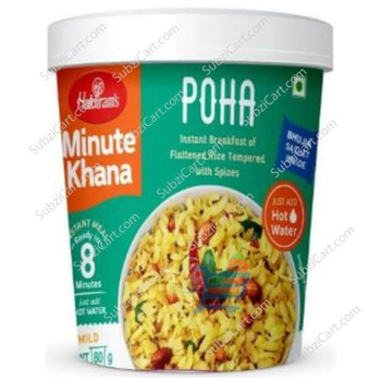 Haldiram's Minute Khana Poha, 80 Grams
