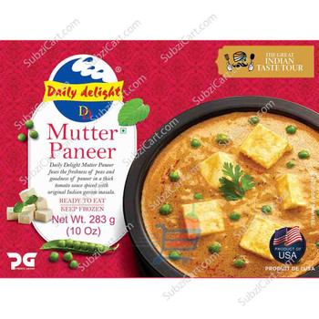 Daily Delight  Mutter Paneer, 10 Oz