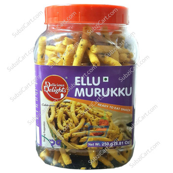 Delicious Delight  Ellu Murukku, 250 Grams