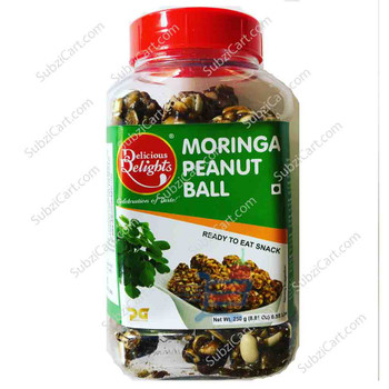 Delicious Delight  Moringa Peanut Ball, 250 Grams