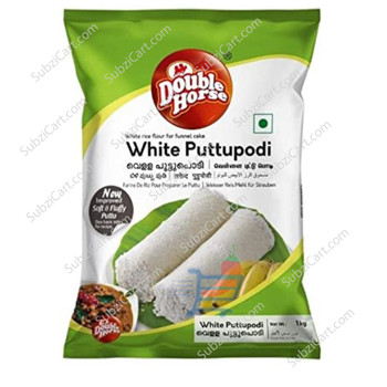 Double Horse White Puttu Podi, 1 Kg