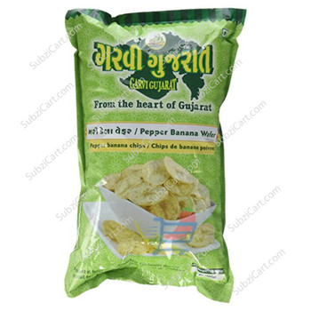 Garvi Gujarat Pepper Banana Wafers, 737 Grams