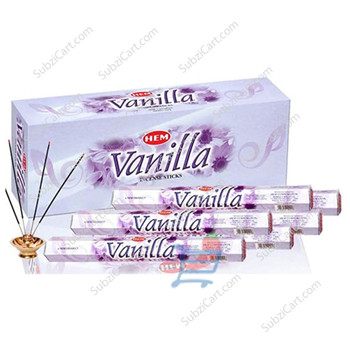 Hem Venilla Incense, 6 Pack