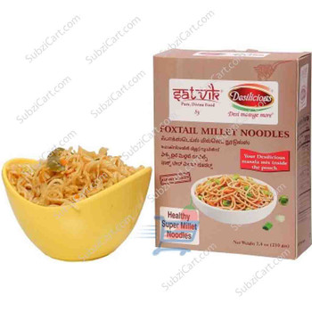 Satvik Foxtail Millet Noodles, 210 Grams