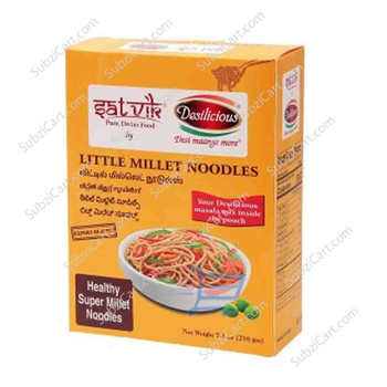 Satvik Little Millet Noodles, 210 Grams