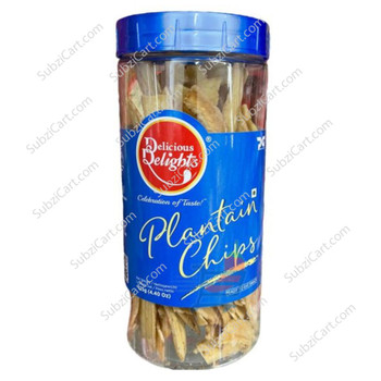 Delicious Delight Platain Chips, 125 Grams