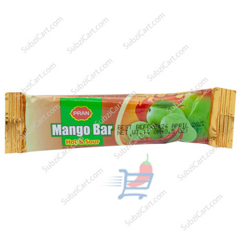 Pran Mango Bar Hot Sour, 14 Grams