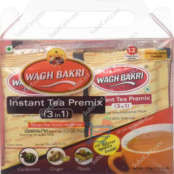 Wagh Bakri Instant Tea Premix (3 In 1), 312 Grams