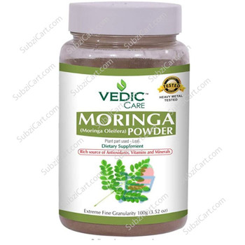 Vedic Moringa Powder, 100 Grams