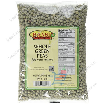 Bansi Whole Green Peas, 4 Lb