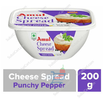 Amul Punchy Pepper Cheese, 200 Grams