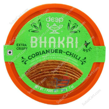 Deep Coriander Chilli Bhakri, 200 Grams
