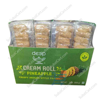 Deep Pineapple Cream Roll, 200 Grams