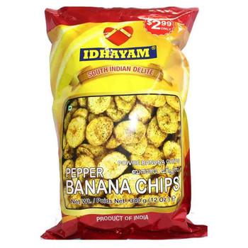 Idhayam Long Banana Pepper Chips, 12 Oz