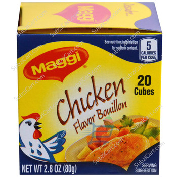 Maggi Chicken Flavor Bouillon, 20 Cubes