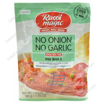 Rasoi Magic Pav Bhaji No Onion No Garlic, 50 Grams