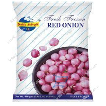 Daily Delight Red Onion Frozen, 400 Grams