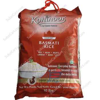 Kohinoor Everyday Basmati Rice- Red, 10 Lb