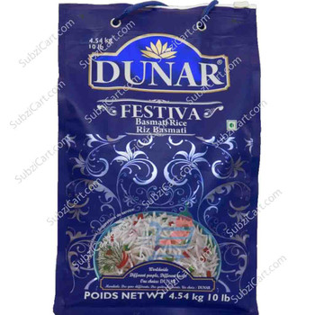 Dunar Festiva Basmati Rice-Blue, 10 Lb